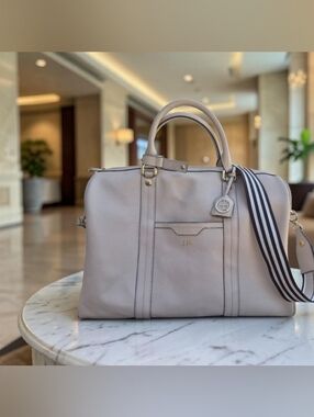 Henri Bendel West 57th Saffiano Leather Weekender